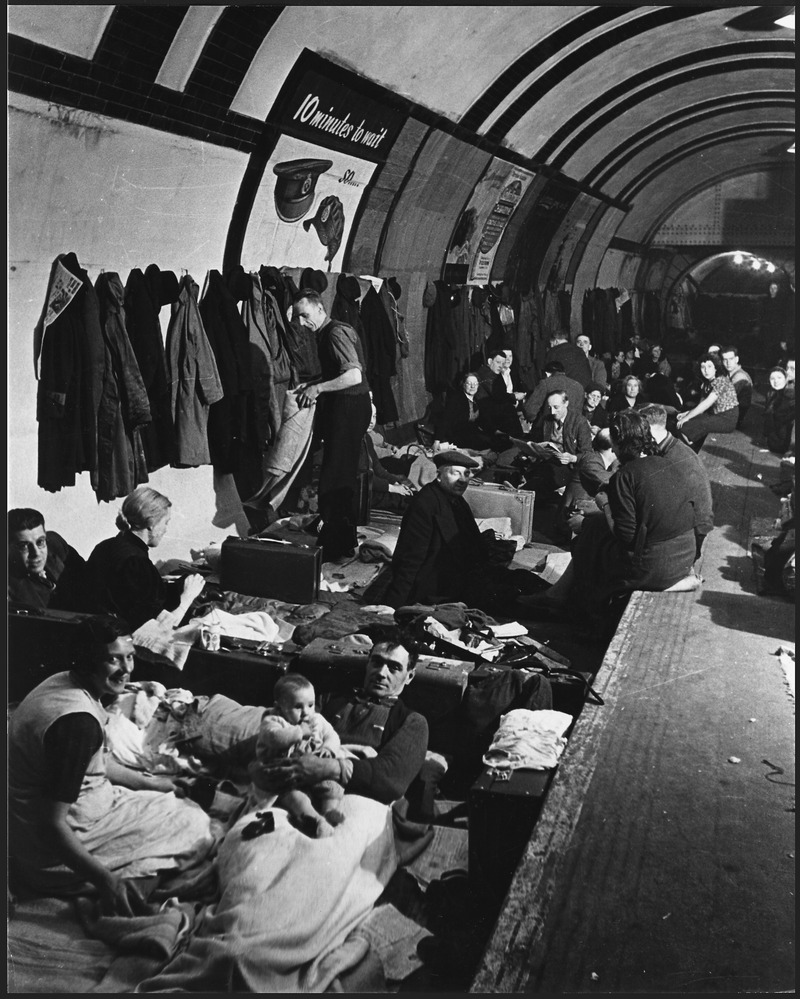 tube as air raid shelter